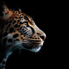Obraz premium Leopard Isolated