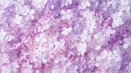Obraz premium Delicate lilac blossoms, creating a fresh and fragrant flower background