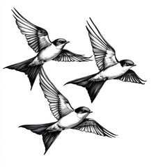 Obraz premium set of birds