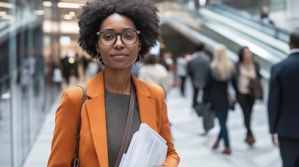 Job seekers actively engaging with recruiters at a bustling career fair, showcasing determination and eagerness in their pursuit of professional opportunities.