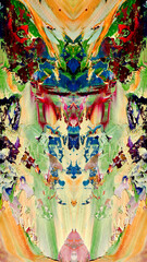 Abstract art background . Hand painting artwork on canvas 