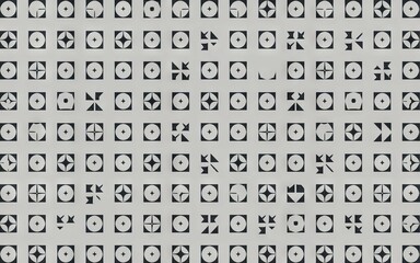 Geometric pattern design. Stylish monochrome textile design. Repeating shapes create a subtle yet captivating visual rhythm.  Perfect for modern decor.