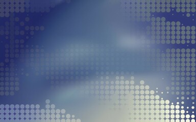 Blue halftone abstract design. Soft blue background with subtle halftone pattern evokes serenity and digital technology.