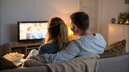 Fototapeta premium Movie Night Delight