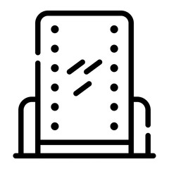 mirror Line Icon