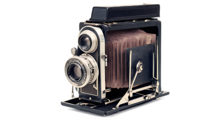 Cut-out of a vintage camera, representing memories and nostalgia.