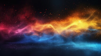 Obraz premium abstract background colors fluid liquid dark blurred with noise effect grain glowing wallpaper