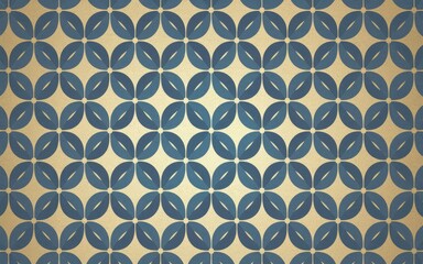 Blue beige geometric pattern. Elegant blue and beige repeating design.  Subtle texture adds depth.  Symbolizes seamlessness and order.