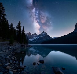 Lake in the mountains