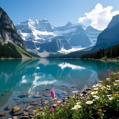 Lake in the mountains