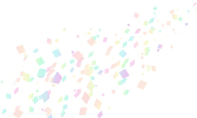 ゆめかわキラキラ★パステルカラーの紙吹雪エフェクト★斜めラインの背景壁紙