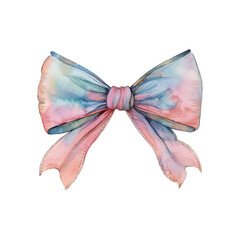 bow tie vector illustration in watercolor style