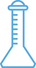 Erlenmeyer Flask Line Icon
