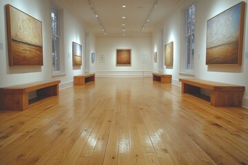 Obraz premium Art Gallery Interior