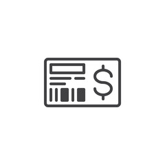 Price Tag line icon