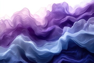 Obraz premium Abstract Purple and Blue Waves