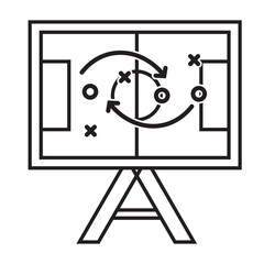 Strategy Board Flat Icon