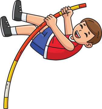 recommend clip art: Track and Field Athlete Pole Vaulting Clipart