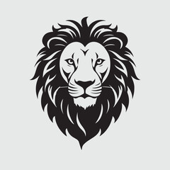 Lion Silhouette Vector: Perfect for White Background Designs