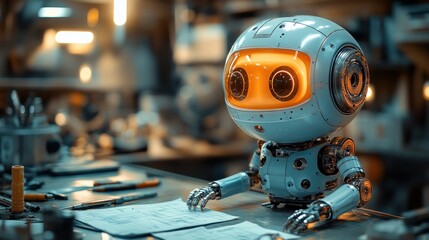Fototapeta premium Robot Engineer