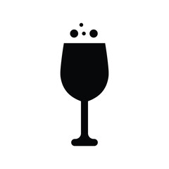 Glass icon logo design template isolated illustration