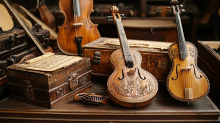 Baroque patterns in music and musical instruments