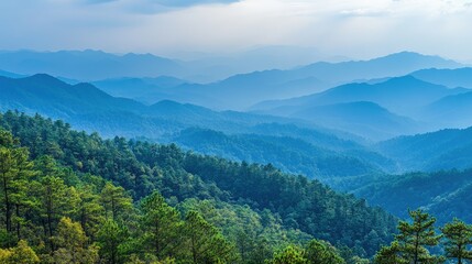 Scenic views of pristine nature