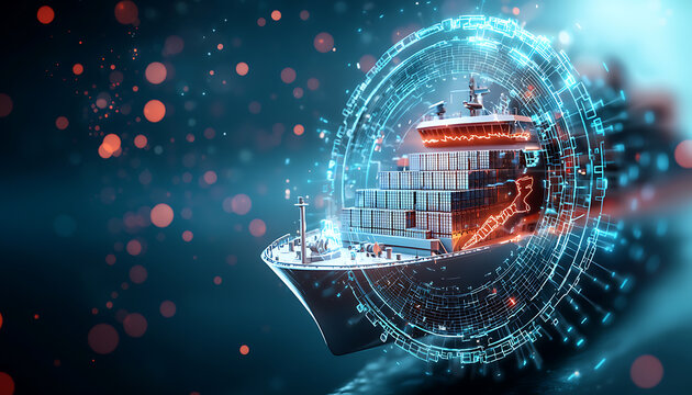 Navigating supply chain security risks maritime transport digital innovation cyber environment close-up risk management strategies