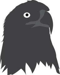 simple blackbird logo vector editable, bird silhouette, bird logo, eagle vector 