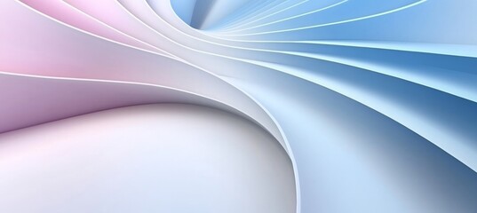 Fototapeta premium A Flowing Abstract Pastel Swirl Background Evoking Serenity, Tranquility, and Renewal.