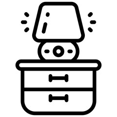 Cupboard Icon. Cabinet Vector Icon