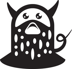 Funny Cartoon Monster
