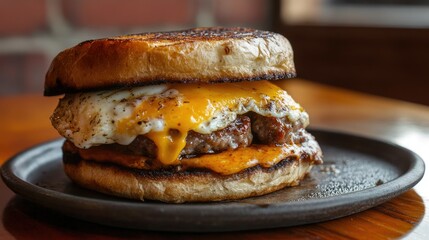 Freshly Made Breakfast Sandwich Delight