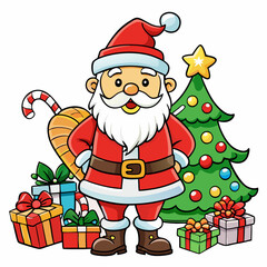 Merry christmas decorative background