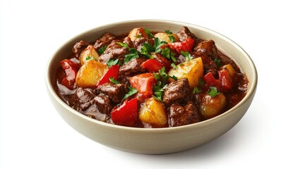 Hearty Beef Stew in a Bowl