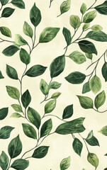  Retro style floral texture art background