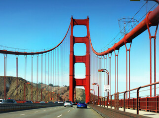 Golden Gate bridge in San Francisco 