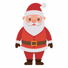 santa claus isolated on white