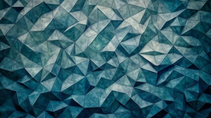 Obraz premium Textured background featuring an abstract geometric pattern with varying shades of blue and gray, creating a visually striking design ideal for modern art and creative projects.