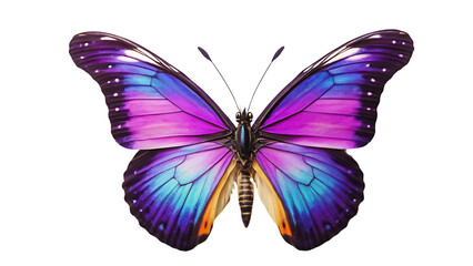 Obraz premium Colorful butterfly nature macro photography studio setting close-up beauty of nature