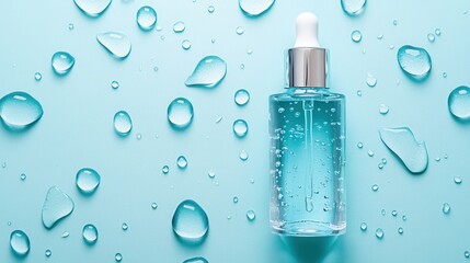 Refreshing skincare routine modern aesthetic product photography minimalist setting close-up luxury moisturizer concept