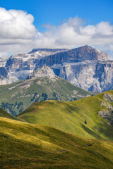 Spectacular view of Dolomites mountains, Antermoia, Alto Adige, South Tyrol, Italy, Europe	