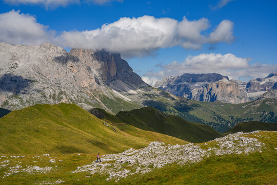 Scenic summer view of Dolomites mountains, Antermoia, Alto Adige, South Tyrol, Italy, Europe	