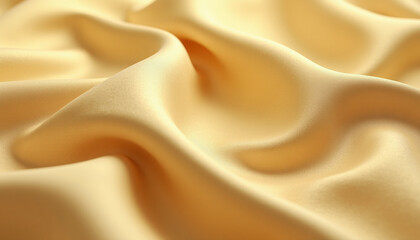 Obraz premium Stunning Golden Yellow Satin Fabric Texture: A Luxurious Close-up View