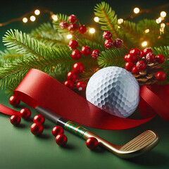 f&ecirc;tes de No&euml;l au golf
