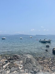 boat on the sea, Greece 