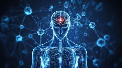 Function of nerve cells in the nervous system, sending and receiving signals to control body functions