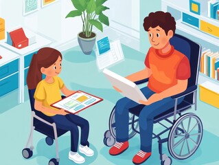 Special education apps designed to assist students with learning disabilities through interactive lessons