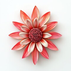 Fototapeta premium Vibrant Pink Flower with Elegant Petals and Texture