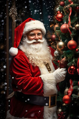 Happy Santa Claus ready for Christmas